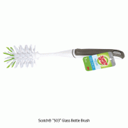 3M® Scotch® “503” Glass Bottle Brush, for glass, with Easy Grip Rubber HandleIdeal for Cleaning Bottom- & Shoulders- of Bottles, 유리병 세척 브러쉬, 솔타입