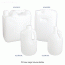 Aicello® HDPE Clean Large Volume Bottles, 4~22.5 Lit. with Screwcap, White / Gray Color, Polyethylene, -50~+105/120℃, 크린 바틀