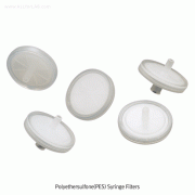 CHMLAB® Polyethersulfone(PES) Syringe Filters, Hydrophobic, Batch Traceable, Φ25mm, PES 시린지 필터