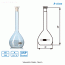DURAN® Volumetric Flask, Class A, Boro-glass 3.3, ISO/DIN, 5~5,000㎖With White Graduation & Octagonal PE Stopper, 메스/용량 플라스크