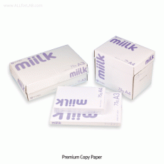 MiiLk® 75g Premium Copy Paper, High Stiffness · Smoothness · BrightnessFor Copiers · Fax Machines · Printers, Excellent Quality, 친환경 복사용지 A3/A4