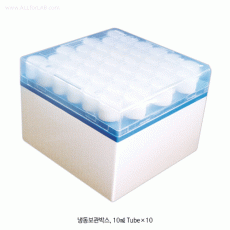 Cryostore TM 10㎖ Cryovial 42-hole PC Freezer Box , 125/140℃With 1~42 Numeric Indexed Clear Lid, [ Canada-made ] , PC 42 홀10㎖크리오 바이알 냉동박스