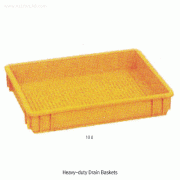National® PP & HDPE Heavy-duty Drain Basket, Storage & Transit, 10~30LitIdeal for Food, PP 125/140℃, HDPE 105/120℃, 통기/배수형 강력 바스켓