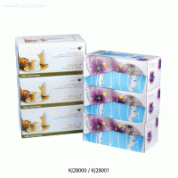 Say +® Premium Facial Tissue, 2-Layer, Strong and Absorbent, 215×210mmMade of 100% Virgin Natural Pulp, Soft, Non-Fluorescence, Non-Toxic, Low-Lint, 미용티슈