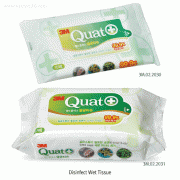 3M® Quat Disinfect Wet Tissue, 99.9% Germ Removal, Weak AcidWith On-Off Sticker, Excellent for Disinfection and Safety, 쿼트 플러스 Wet 살균티슈