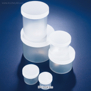 Azlon® PP Screwcap Containers, Wide Neck, Autoclavable, 30~1,200㎖ with Liner-less Screwcap, -10℃~+125/140℃ withstand, PP 스크류캡 컨테이너