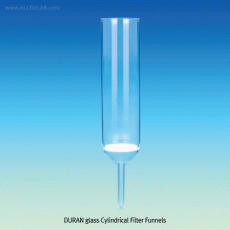 SciLab® DURAN glass Cylindrical Filter Funnels, 70~130㎖ with Porosity P1~P4, Borosilicate Glass 3.3, 70~130㎖ 글라스필터 펀넬, 실린더형