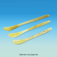 Cattle Horn 3 pcs Spoon Set, L110/125/135mm For Kitchen & Weighing, Robust and Light weight, 소뿔 스푼 3종 세트