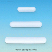 PTFE Plain-type Magnetic Stirrer Bar, for Lab & Industry, -200℃~+260℃, L5~100mm Excellent for Chemical and Corrosion Resistance, Normal-grade, PTFE 플레인형 마그네틱바
