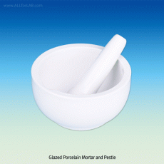 “Alman” Glazed Porcelain Mortar and Pestle, with Spout, Top od Φ60~Φ305mm up to 1100℃, Motar and Pestle, Ordered Separately, 자제 몰탈, Pestle는 별도