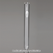 Borosilicate Glass 3.3 Heavy-wall Test Tubes, with Straight Rim, od Φ10~Φ25mm Ideal for Culture Caps, Uniform Wall thickness, DIN/ISO, 두꺼운 시험관