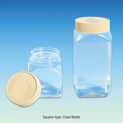 PET Clean Wide-neck Bottle, with PP Screwcap, 25~950㎖<br>Ideal for Food & Medical Supplies·Sampling·Storage, PET 광구 크린 바틀