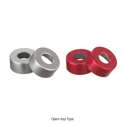 Wheaton® Premium Un-Lined Aluminum Seals, ASTM·FDA·USP·ISO<br>알루미늄 씰, 셉타/스토퍼는 별도