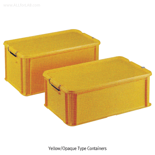 National® Air-tight Storage & Transfer Box, PP, Stackable, 13·29·40-Lit<br>Ideal for Disposal·Storage·Transfer, PP 125/140℃, 운수/저장 밀폐상자