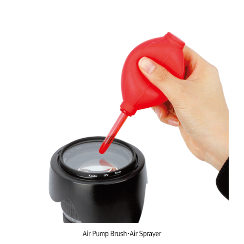 Air Pump Brush/Air Sprayer, with Rubber Bulb, Φ50×L155mm<br>Ideal for Blowing the Dust Away, PP 에어 펌프 브러쉬/에어 스프레이어, 먼지제거용