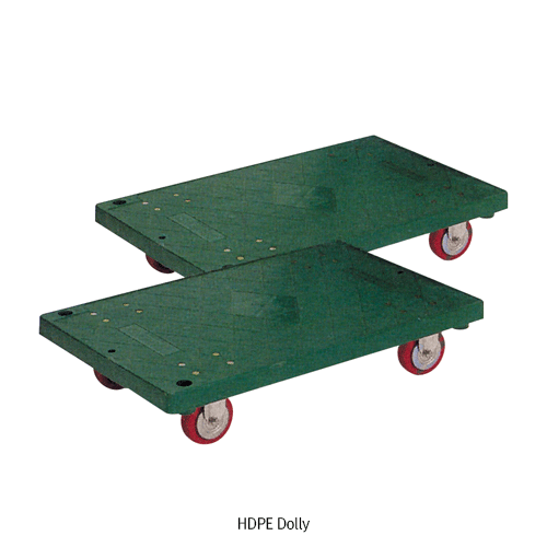 Colored Deck Cart and Dolly, HDPE, Loading Capacity 150kg<br>Ideal for Industrial, 컬러 Plastic데크 손수레 및 Dolly식 수레