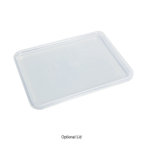 1.6 & 4.3Lit PFA Containers, Rectangular, Translucent<br>Excellent for Chemical and Heat Resistance, Autoclavable, Approx.220℃, PFA 사각 컨테이너