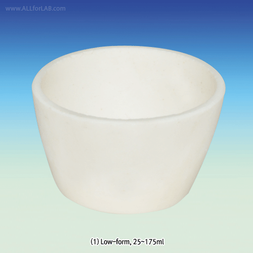 Alumina Crucible, Unglazed, 99.7%, 10~2,500㎖, without Cover, 1,750℃, 알루미나 도가니