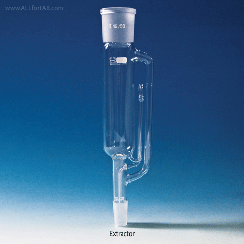 SciLab® Glass Soxhlet Apparatus, with Allihn Condenser<br>With Safety GL14 PP Connect-Kit, 쏙시렛 추출기