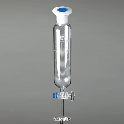 Graduated Dropping Funnel, with 29/32 Socket, 50~1,000㎖<br>With PTFE or Glass-plug Stopcock & PP Stopper, 정밀눈금부 드로핑 펀넬