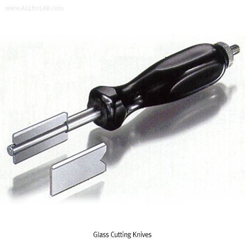 Glass Cutting Knife, Blade-Exchangeable, L185mm<br>For Glass Tube/Plate Cutting, <Germany-Made> 글라스 컷팅 나이프