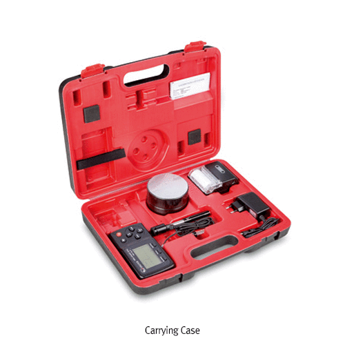 SAUTER® Advanced Mobile Leeb Hardness Tester Set “HMM”, for All Metallic Samples, with Type-D External Impact Sensor<br>Measurement Value MPa·HRB·HRC·HB·HL·HSD·HV, with Hardness Test Block & Hand Carrying Case, 고급 리브 경도측정기 세트, 테스트 블록 포함