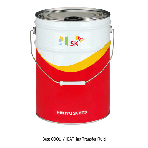 Best COOL-/HEAT-ing Transfer Fluid, Synthetic Silicone Mixture, -40℃+400℃, 20Lit<br>For Low/High-Temp Baths, Clearly Harmless Liquid, 냉매/열매 겸용 실리콘계 합성 열매체유