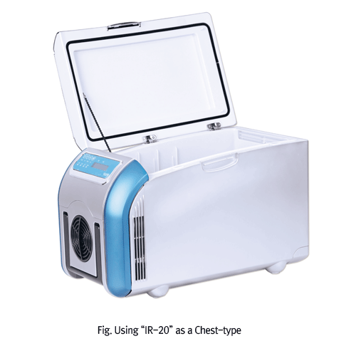 DAIHAN® 4℃~45℃ 20 Lit Mini-Low Temperature Incubator & Shaking Incubator “IR-20 & IRS-20”<br>2-Step Programmable PID Controlled 0.1℃, Compact Design for Saving Space/Money, Ideal for Culture & Storage of Microorganism/Clone<br>With Cooling/Heating system 