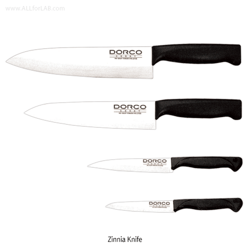 Dorco® Zinnia Knife, Wear-resistance, Strong Cutting Force, Stainless-steel<br>With ABS Handle, High-quality Cutting Ability and Abrasion Resistance, 백일홍 도루코 식·과도