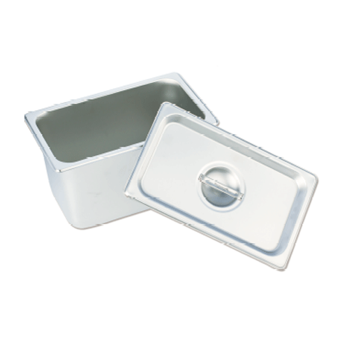 Stainless-steel Deep Tray, with Flat Lid & Handle, High Quality, 65~200mm Height<br>Seamless, Smooth-contour, High Polished, <Korea-Made> Deep 스테인레스 트레이