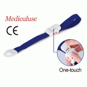 Moalab® Elastic Tourniquet, with One-touch Buckle, w35×L490mm, Medicaluse<br>Ideal for Blood Collection, Hemostatic, Re-usable, 원터치 토니켓/지혈대