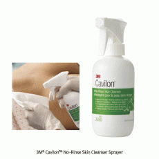 3M® CavilonTM No-Rinse Skin Cleanser Sprayer, pH Balanced, Hypoallergenic, 236㎖, Medicaluse<br>Daily Incontinence Skin Care, Control Odor, 노-린스 스킨 클렌져 스프레이