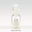 Wheaton® Premium B.O.D. Bottle, with Bar-coded & Numbered, ASTM·EPA·USP<br>With White Marking Area & Glass “Robotic” Stopper, The Best B.O.D. 바틀