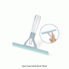 Spray Type Handy Brush/Wiper, with PET Spray Bottle & Handle, Convenient<br>Ideal for Cleaning Window & Glass, Multifunction, 스프레이 유리창닦이용 핸디 브러쉬/와이퍼