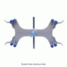 Burette Clamp for 2-Burettes, Max-grip capa. Φ25 & 30mm, 뷰렛 클램프