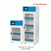 DAIHAN® PP Ductless Filtering Reagent Storage Cabinet “RSC”, Air Circulation System, 240·470·660-Lit.<br>Ideal for Storage of Acid·Chemical·VOCs, With Hybrid Composite Filter · All PP Chamber & Clear PVC Window<br>PP 내산성 필터식 밀폐형 시약장, 에어필터링 순환식, 휘발성 유기화합물·