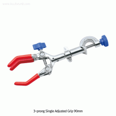 3-prong Single Adjusted Swivel Clamp & Holder, Grip 90mm<br>Ideal for Circular and Irregular Object, Angle Adjustment-type, 회전형 클램프와 홀더