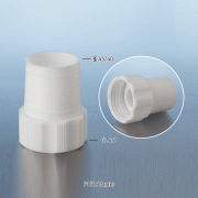 DURAN® PTFE Adapter for Filtering Apparatus, with GL45 & 45/40 Cone Joint<br>Fit to All GL45 Lab Bottle, with EPDM Seal, -200℃+280℃, <Germany-Made> 여과 장치용 어댑터