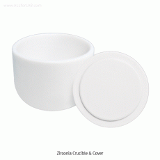 94.2% Zirconia Crucible & Cover, Up to 1,700℃, ZrO2, 고품질 지르코니아 도가니와 뚜껑