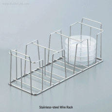 SciLab® Petri Dish Rack, 3-Place, up to 18 Dishes of Φ90mm<br>Made of Stainless-steel 304, 스텐 디쉬 랙