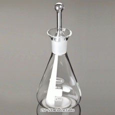 250 & 500㎖ Iodine Flask, with DIN 29/32 Handle Stopper, 요오드 플라스크