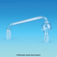 Splash Head Adapter, for Vertical Distillation, with ASTM & DIN Joints<br>Ideal for Kjeldahl Apparatus, Custom-Made Available, 킬달 트랩 어댑터