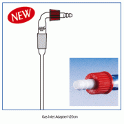 Gas inlet Adapter h20cm, with Safety GL14 PP Screw Connector Kit<br>With ASTM & DIN Joints, 가스인렛 어댑터