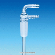 2-way Gas inlet Adapter, with ASTM & DIN Joints, Φ7×h200mm, 이방 가스투입 어댑터