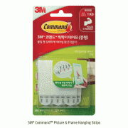 3M® CommandTM Picture & Frame Hanging Strips, Holds Strongly, Removes Cleanly<br>Ideal for Detachable Stuffs, Easy to Use, 부착테이프
