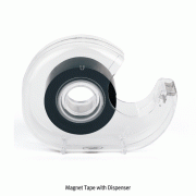 Magnet Tape with Dispenser, with Adhesive Side and Magnetic Side, w19mm×L3m<br>Easy and Quick Removal and Repositioning, 마그넷 테이프, 디스펜서형