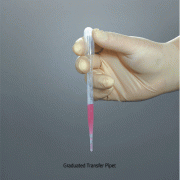 Biofil® Sterile Disposable Transfer Pipet, LDPE, Fine-Graduated, Quality Traceable, 0.2~3㎖<br>With Batch Certificate, Medical-grade, -50℃+90℃, Translucent, PE 눈금부 트랜스퍼 피펫