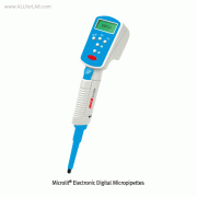 Microlit® Electronic Digital Micropipettor, with Microprocessor Controlled Piston Movement, 0.2~5,000㎕<br>With LCD Large Display, High Accuracy & Precision, CE·ISO·DAkkS·IAF Certified, 전자식 다기능 피펫