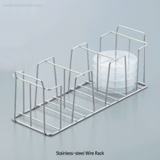 SciLab® Stainless-steel Wire Rack, for Φ90mm Petri Dish<br>For 4 Dishes×3 places (Total 12 Dishes), Stainless-steel 304, 스텐 디쉬 랙