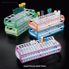 Simport® MultiRackTM 18·60·84-Hole Multi-Rack, for 0.5~50㎖ tubes of Φ13~30mm<br>With Convenient Handles on each Side, Stackable, Autoclavable, <Canada-Made> 다용도 멀티 랙